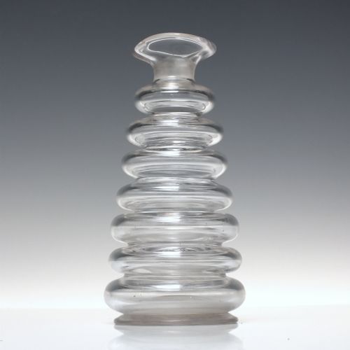 VICTORIAN GLASS BEEHIVE GIN DECANTER C1860 - ADDITIONAL PHOTO 2