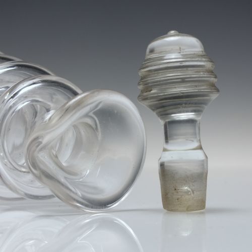 VICTORIAN GLASS BEEHIVE GIN DECANTER C1860 - ADDITIONAL PHOTO 3