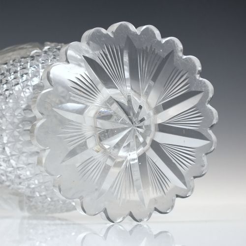 VICTORIAN STEVENS AND WILLIAMS BUTTERFLY ENGRAVED GLASS DECANTER C1890 - ADDITIONAL PHOTO 8
