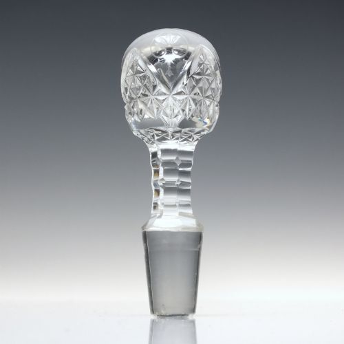 VICTORIAN STEVENS AND WILLIAMS BUTTERFLY ENGRAVED GLASS DECANTER C1890 - ADDITIONAL PHOTO 9