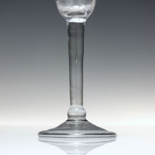 18TH CENTURY BALUSTROID WNE GLASS C1745 - ADDITIONAL PHOTO 2