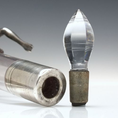 MAGNIFICENT ART NOUVEAU GLASS PEWTER CLARET JUG C1890 - ADDITIONAL PHOTO 12