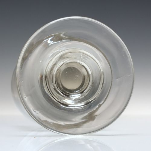 PAIR VICTORIAN ENGRAVED GLASS RUMMER WITH BUCKET BOWLS C1880 - ADDITIONAL PHOTO 4