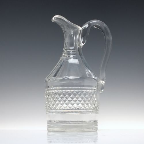 19TH CENTURY CUT GLASS CLARET JUG C1860 - ADDITIONAL PHOTO 2