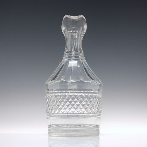 19TH CENTURY CUT GLASS CLARET JUG C1860 - ADDITIONAL PHOTO 5