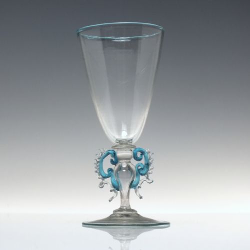 VENETIAN SALVIATI CO WINGED WINE GLASS 185990 - ADDITIONAL PHOTO 1