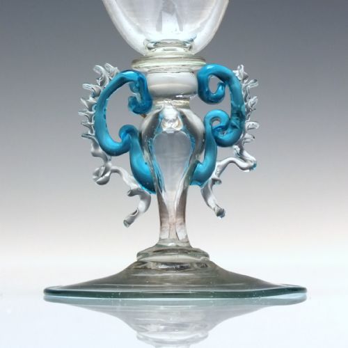 VENETIAN SALVIATI CO WINGED WINE GLASS 185990 - ADDITIONAL PHOTO 2