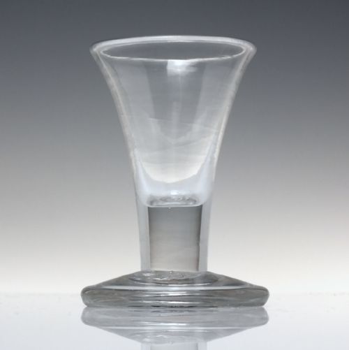 GEORGIAN 18TH CENTURY FIRING GLASS C1750 - ADDITIONAL PHOTO 1