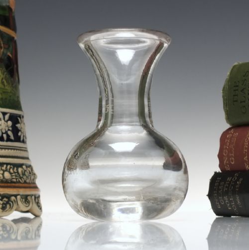 19th century glass half gill spirit whisky measure c1890 - CATEGORY: ANTIQUE GLASS - DATED 1890