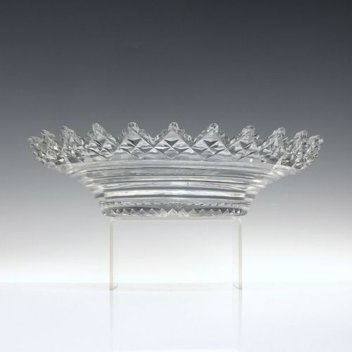 LARGE IRISH CUT GLASS SERVING BOWL C1830 - ADDITIONAL PHOTO 2