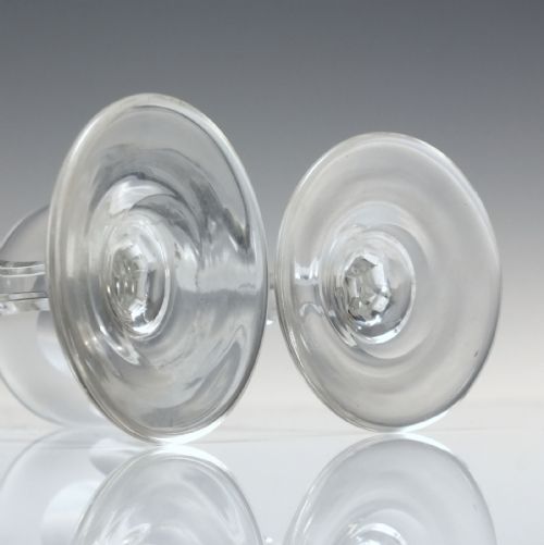PAIR GEORGIAN REGENCY DRAM GLASS C1815 - ADDITIONAL PHOTO 2
