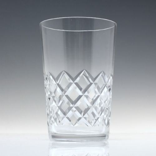 FOUR ANTIQUE EDWARDIAN CRYSTAL WHISKY TUMBLERS C1910 - ADDITIONAL PHOTO 1