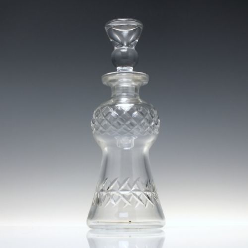 19TH CENTURY SCOTTISH THISTLE GLASS WHISKY DECANTER C1890 - ADDITIONAL PHOTO 1