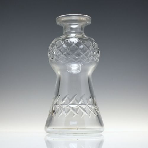 19TH CENTURY SCOTTISH THISTLE GLASS WHISKY DECANTER C1890 - ADDITIONAL PHOTO 2