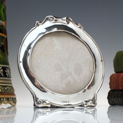 antique art nouveau silver photo frame 1905 - CATEGORY: ANTIQUE SILVER - DATED 1900