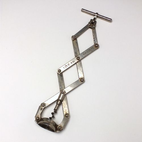 antique french 3teir ideal brevete corkscrew c1920 - CATEGORY: ANTIQUE METAL - DATED 1920