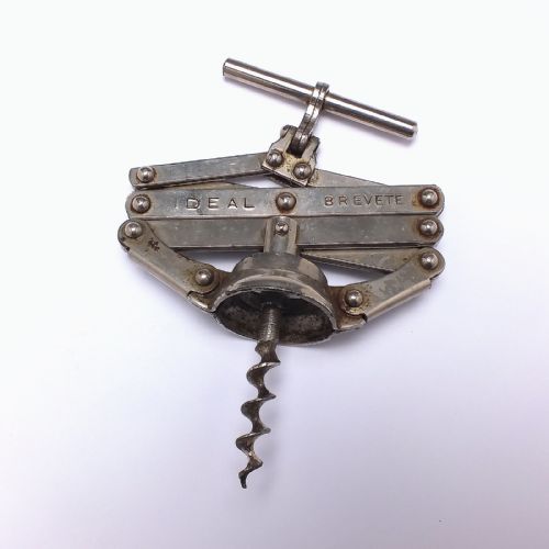 ANTIQUE FRENCH 3TEIR IDEAL BREVETE CORKSCREW C1920 - ADDITIONAL PHOTO 1