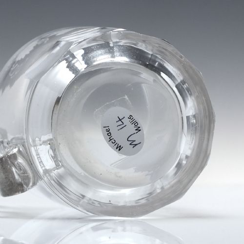 19TH CENTURY 'MARY' ENGRAVED GLASS TANKARD C1820 - ADDITIONAL PHOTO 5