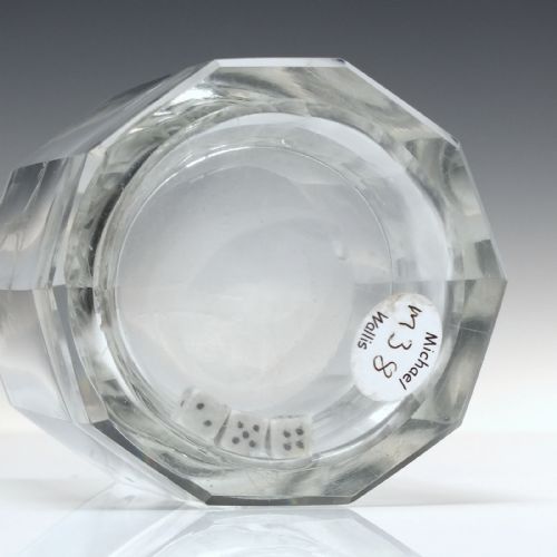 19TH CENTURY LAST DROP GAMBLING DICE WHISKY GLASS TUMBLER C1850 - ADDITIONAL PHOTO 5