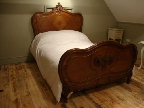 French Antque Louis Xv Style Bed