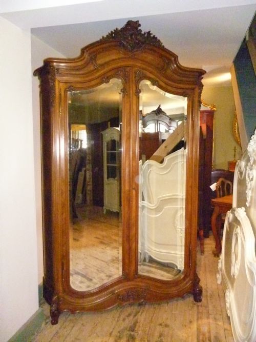 French Walnut Double Armoire/wardrobe