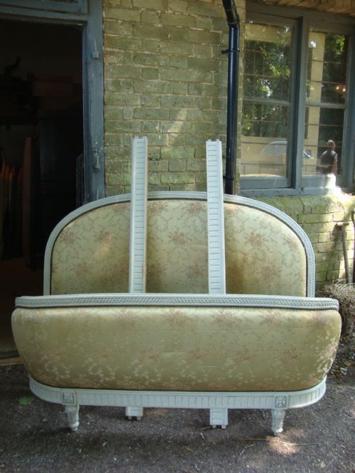 French Louis Xvi Style Corbeille Bed