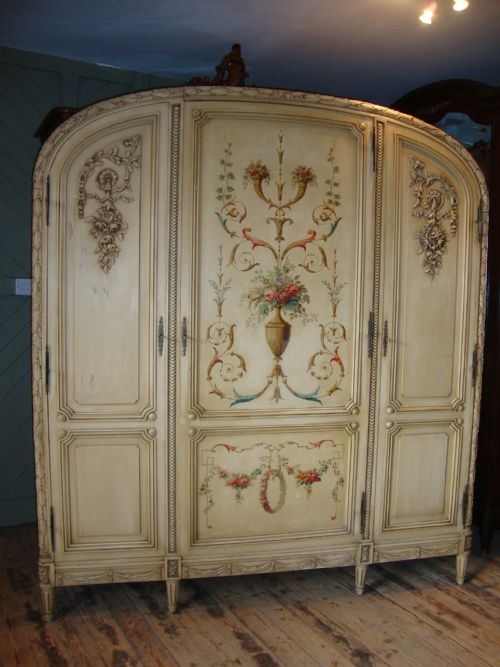 French Painted Armoire