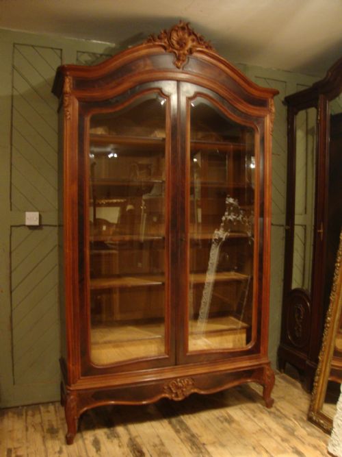 French Rosewood Vitrine - Display Cabinet