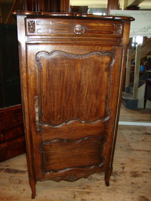 French Oak Single Door Cupboard