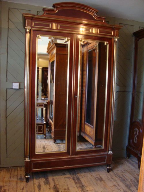 fig 1. FRENCH EMPIRE STYLE ARMOIRE
