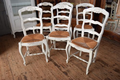 French Dining Chairs Set of Six