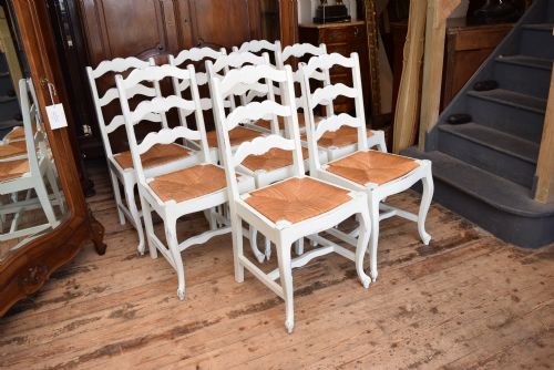 French Set of Eight Dining Chairs