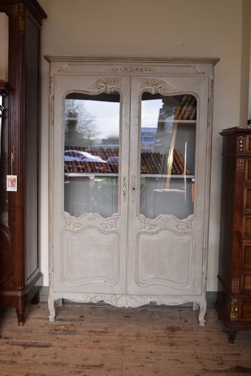 French Glazed Bookcase - Vitrine