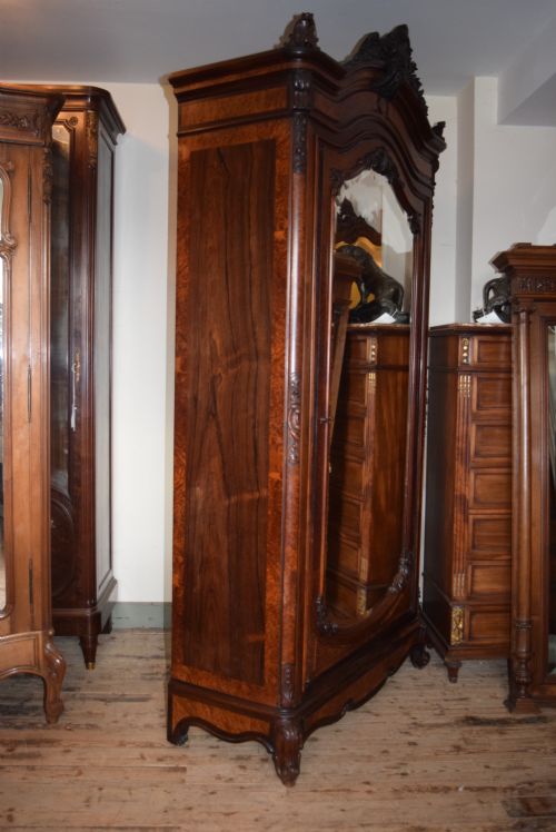 fig 1. FRENCH LOUIS XV STYLE ARMOIRE - WARDROBE
