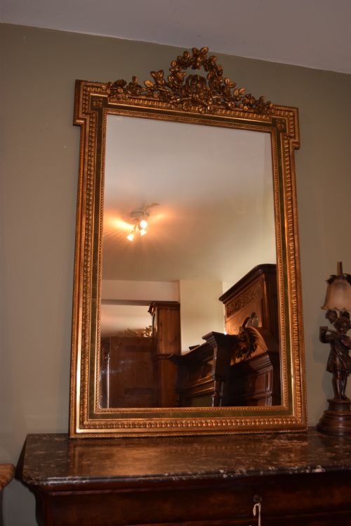 fig 1. NTIQUE FRENCH LOUIS XV STYLE MIRROR