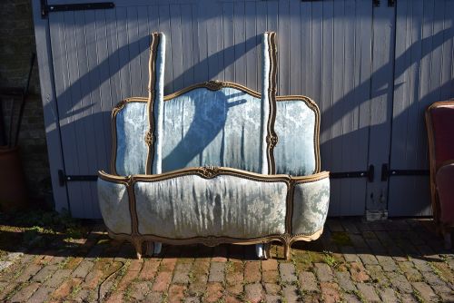 French Louis Xv Style King Corbeille Bed