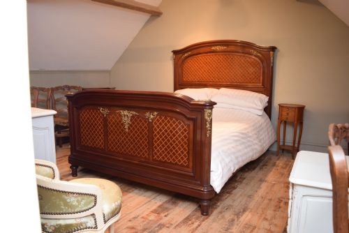 fig 1. FRENCH LOUIS XV STYLE KING SIZE BED