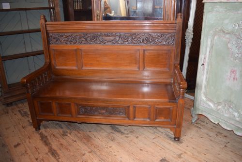 Walnut Settle  - Bench