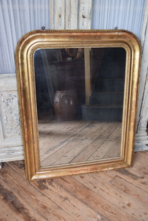 French Louis Philippe Gilded Mirror