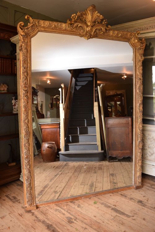 French Louis Xv Style Gilded Mirror