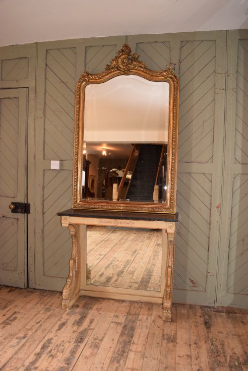 French Louis Xv Style Gilded Mirror