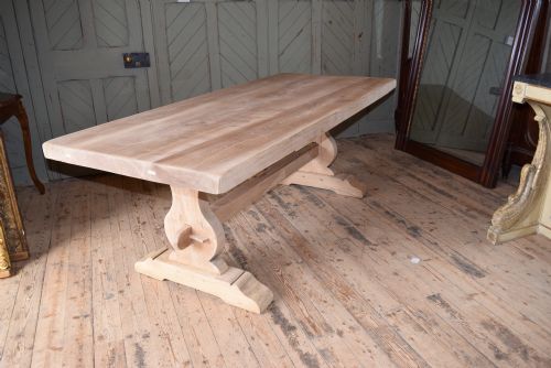 French Farmhouse Refectory Solid Elm Table