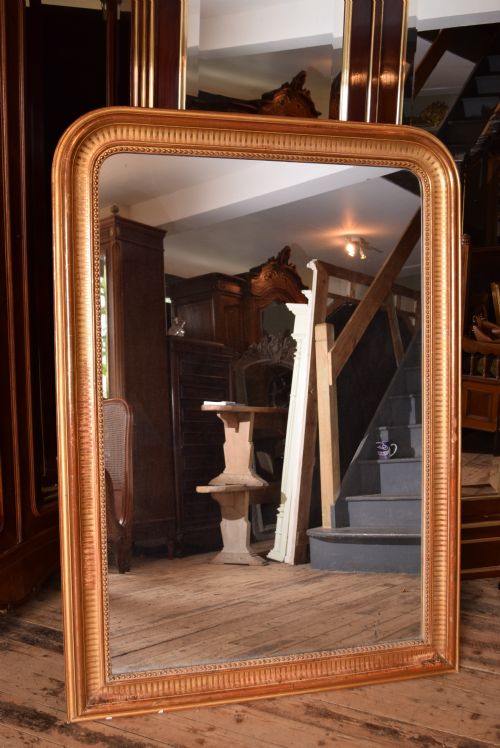 French Louis Philippe Gilded Mirror