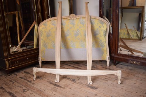 French Louis Xv Style Upholstered King Size Bed