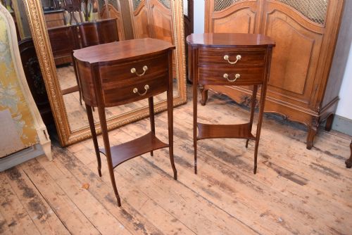 Pair of French Bedside Cabinets