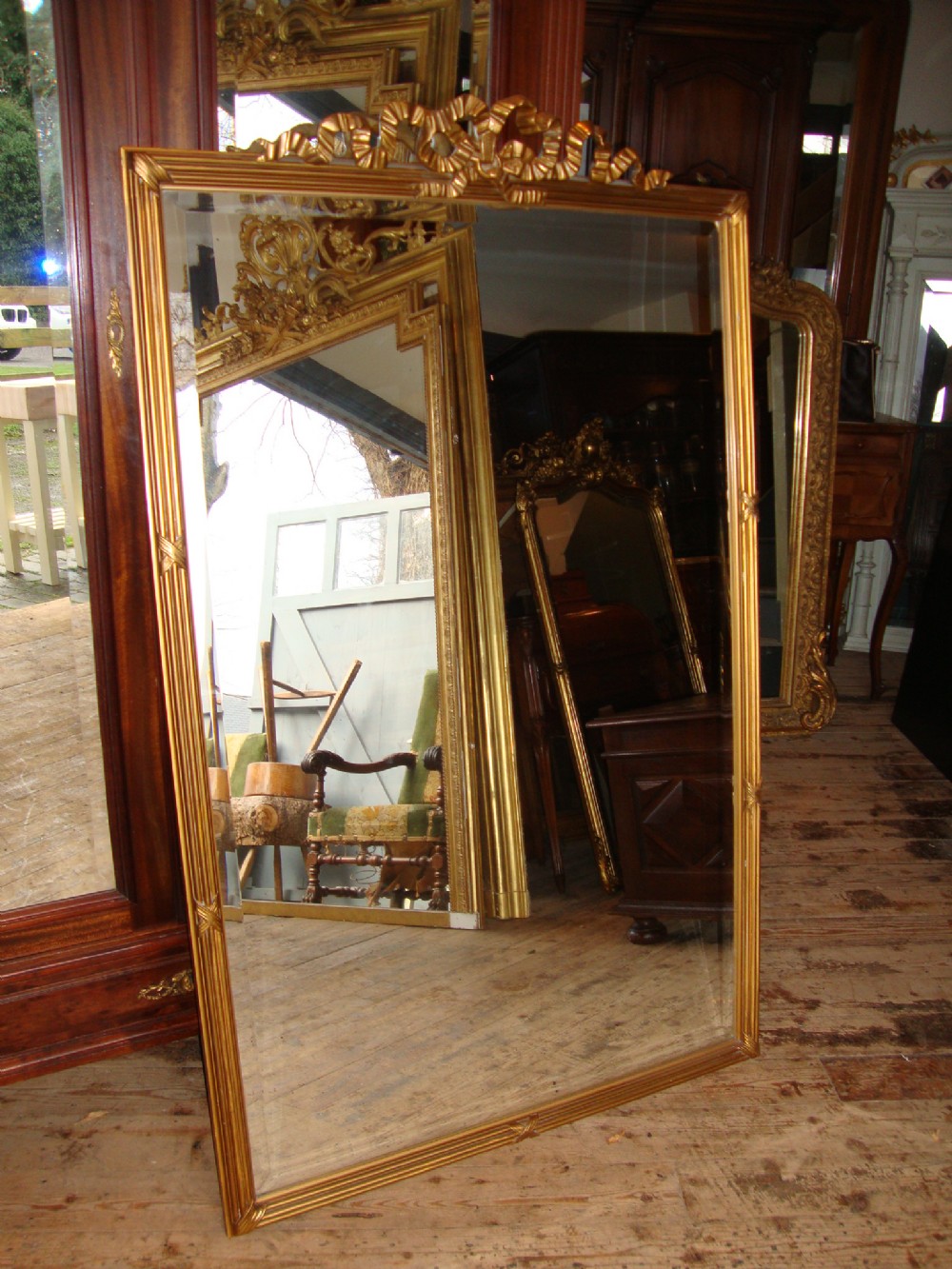 FRENCH GILDED MIRROR