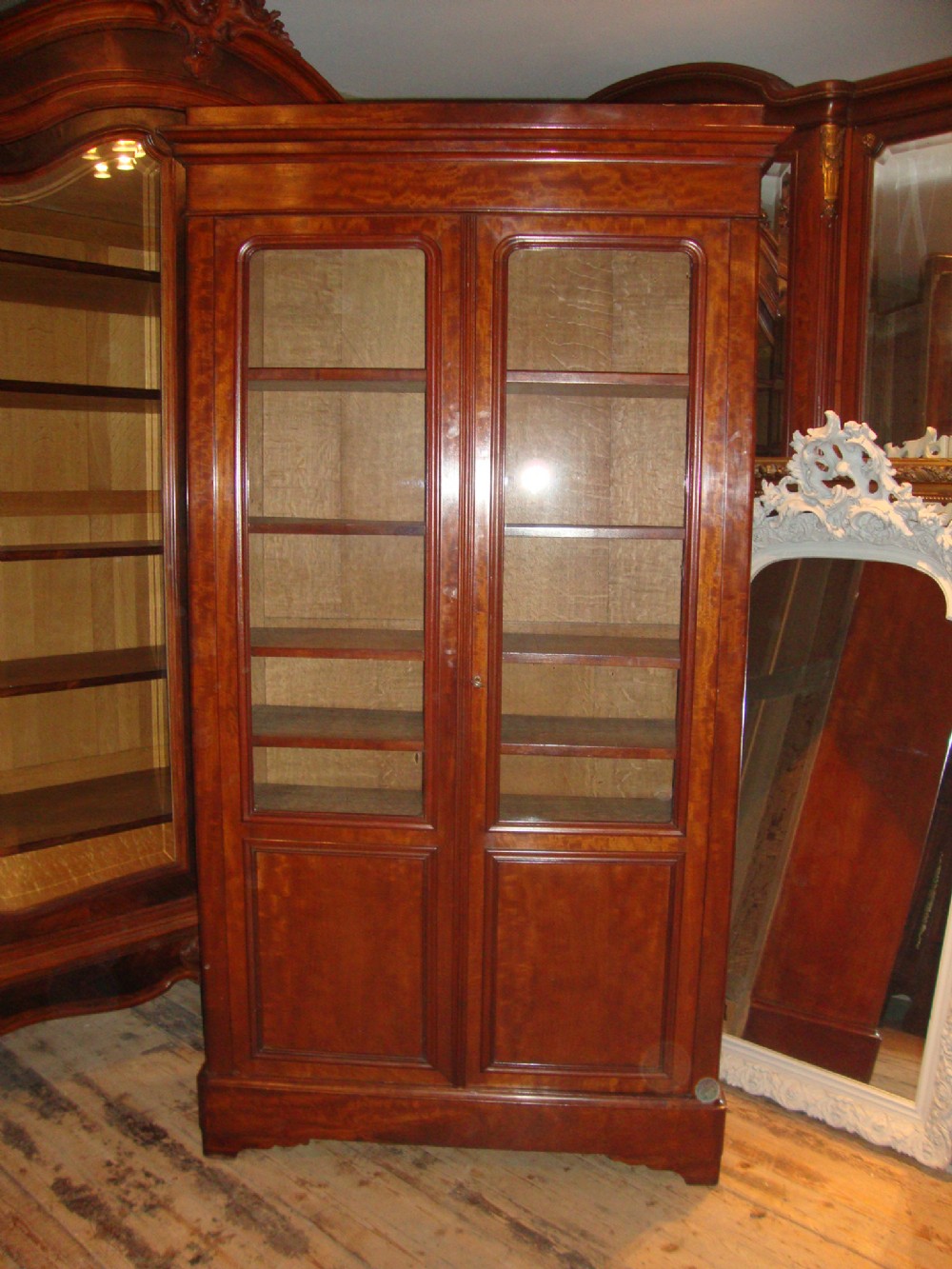 FRENCH LOUIS PHILIPPE STYLE BOOKCASE