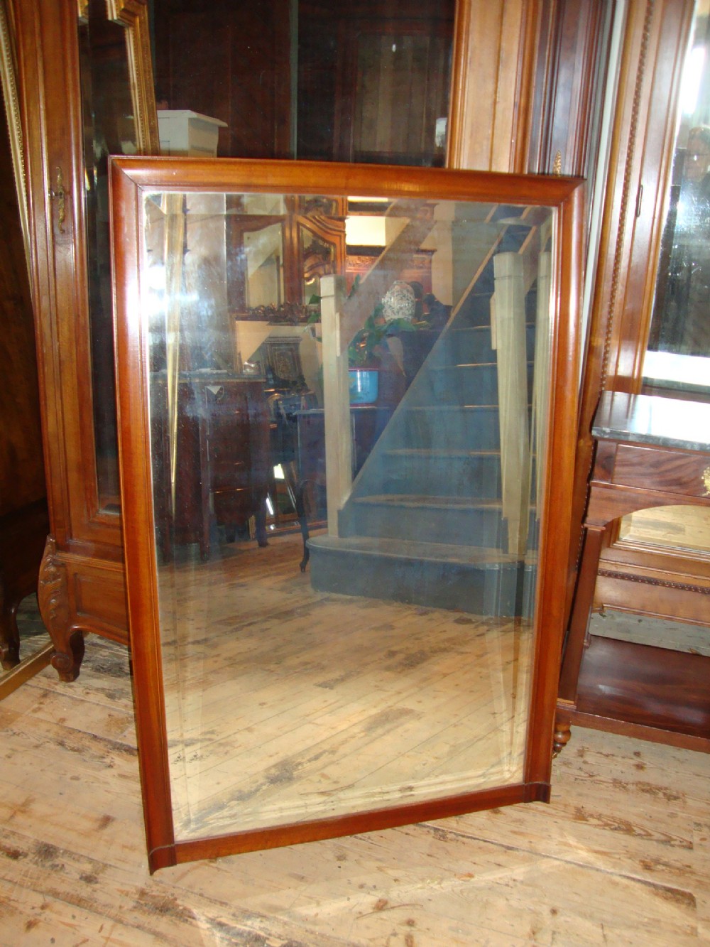 FRENCH MAHOGANY MIRROR