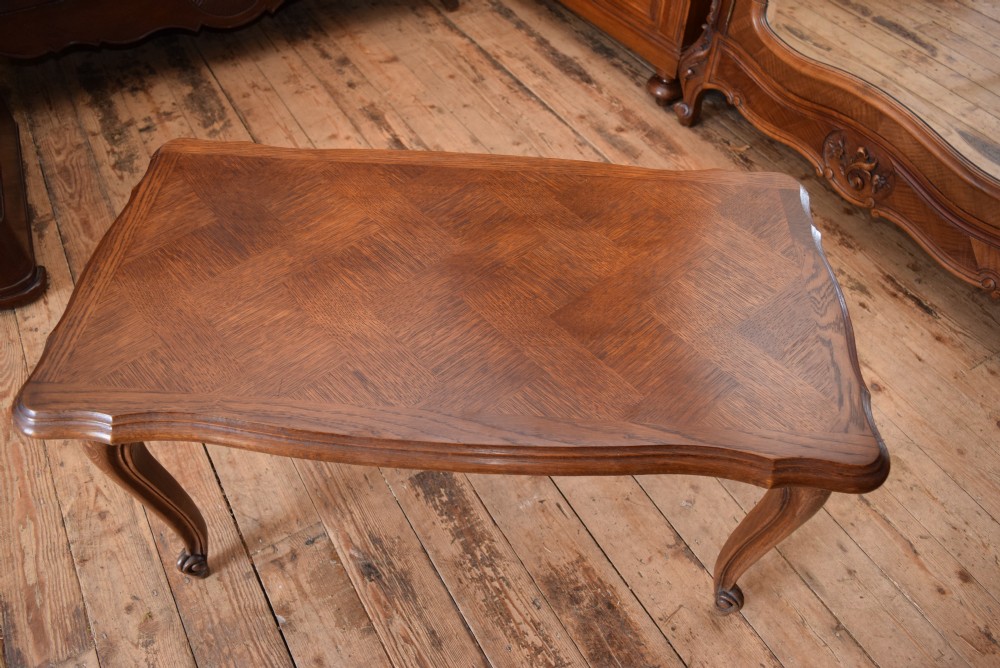 FRENCH OAK COFFEE TABLE