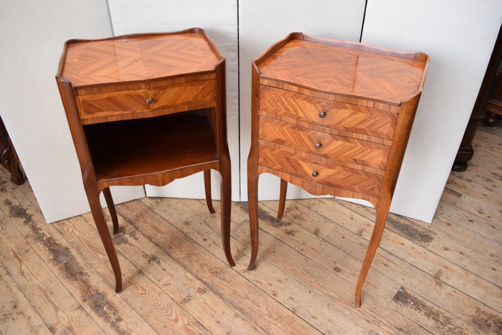 FRENCH PAIR BEDSIDE CABINETS